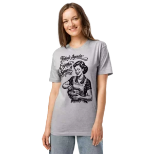 Enjot the spiralfine jersey tee 6901 heather front 696263112fefa