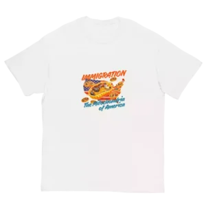 Immigration unisex classic tee white front 695490e0cb048