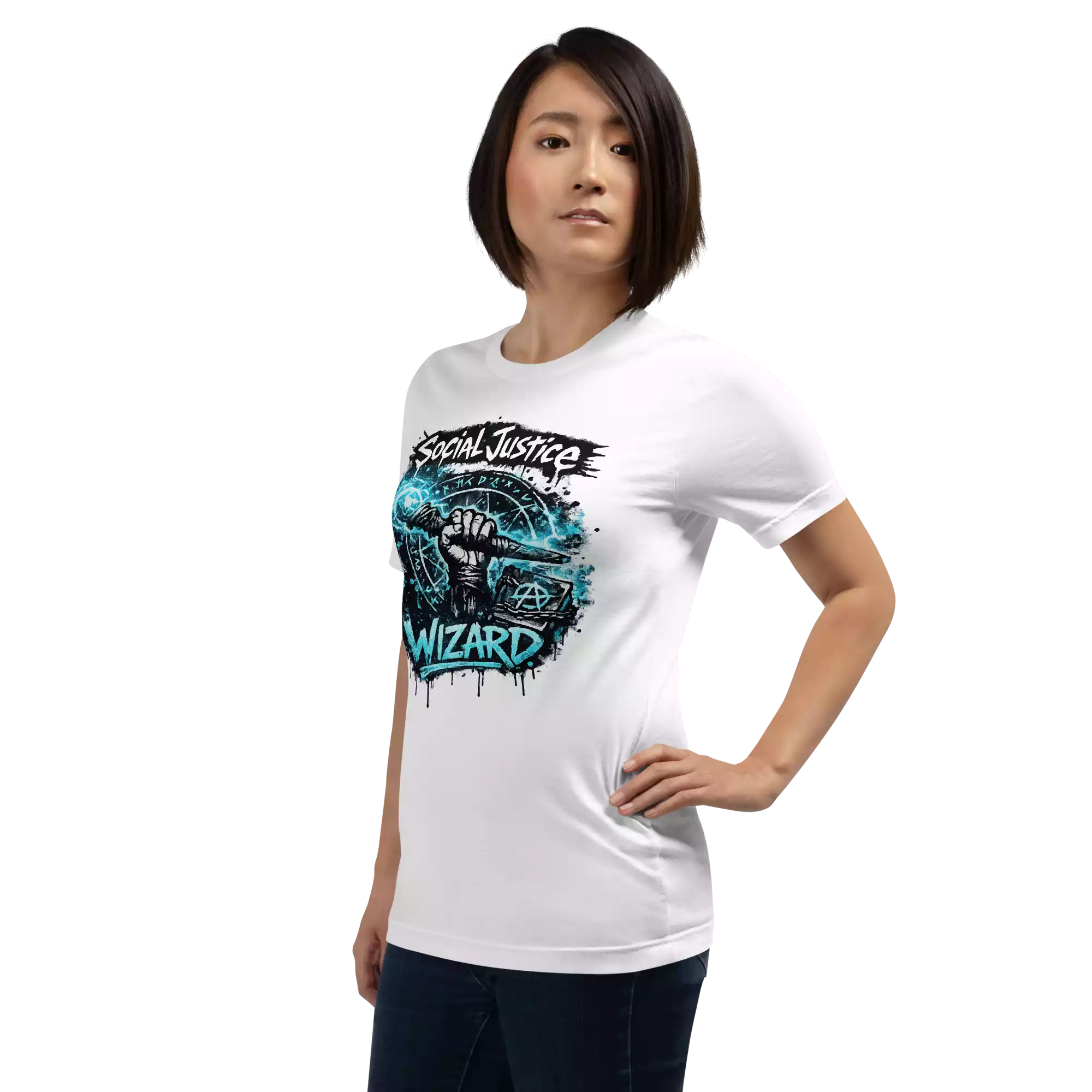 Sj wizard staple t shirt white left front 697b70de40482